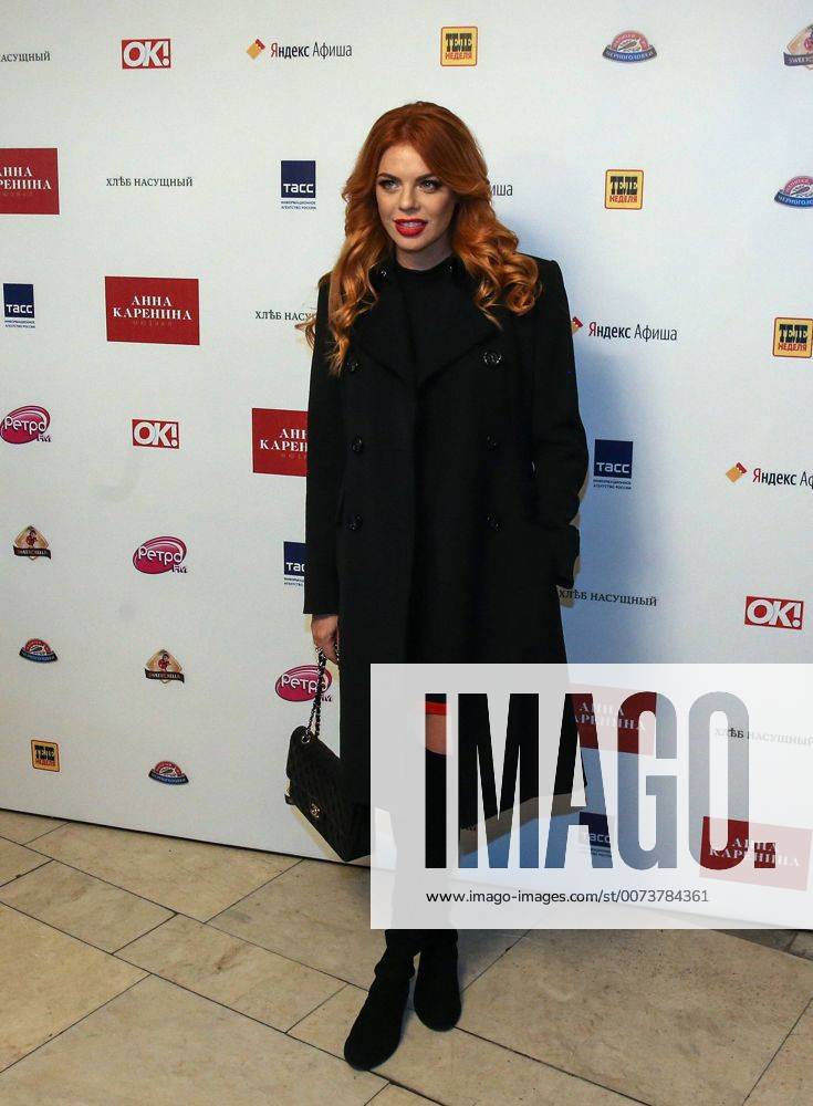 Singer Anastasiya Stotskaya attends the premiere of the Anna Karenina musical at Moscow Operetta Theatre. Valery Sharifulin TASS TS033BCA