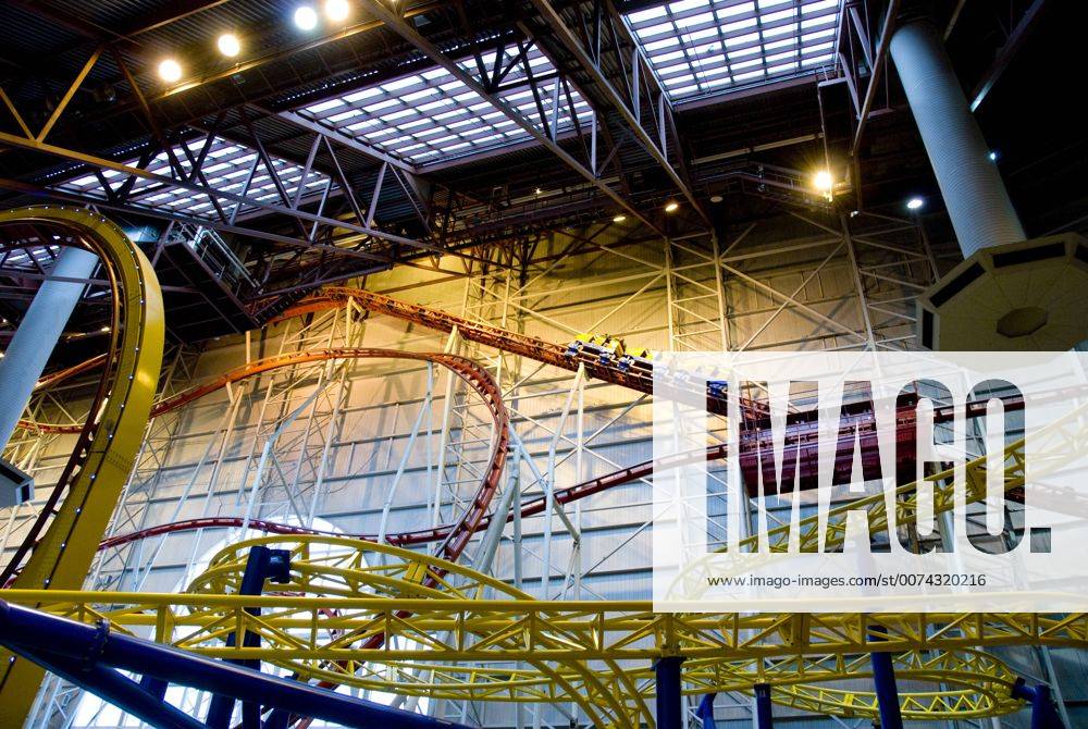 Canada, Alberta, Edmonton. West Edmonton Mall. Canada s 2nd most visited destination toped only by Niagara Falls. Galaxyland Amusement Park, indoor roller coaster.