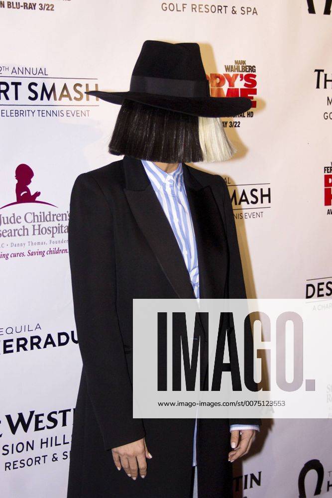 Singer, Songwriter SIA at Desert Smash After Party on March 8, 2016 in Rancho Mirage, CA 2016 - USA - Desert Smash After Party in Rancho Mirage - SIA