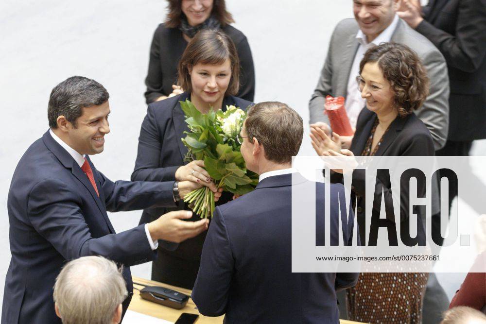 Berlin, Deutschland, GER, Berliner Abgeordnetenhaus, 3. Plenarsitzung, Foto: Michael Müller (SPD) wurde heute mit 88 Ja Stimmen zum reg. Bürgermeister von Berlin im Amt bestätigt.