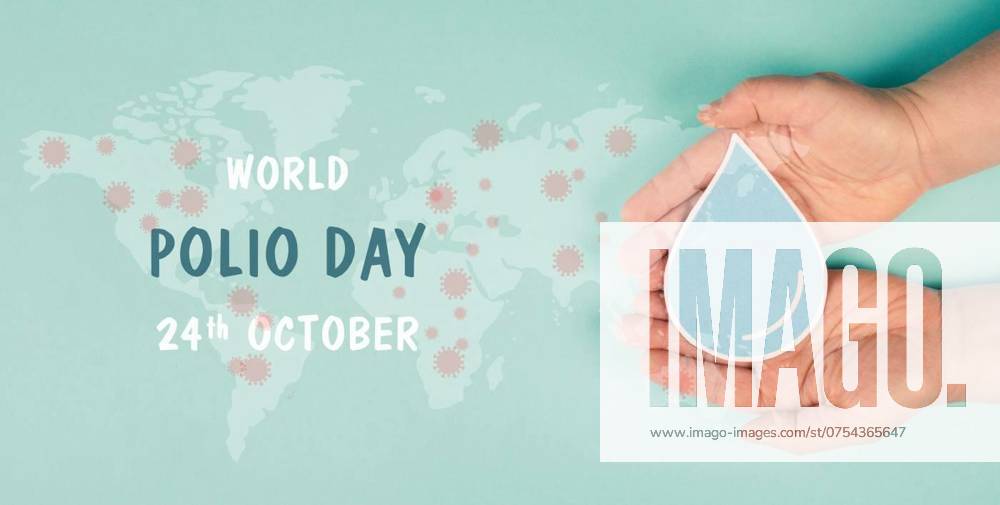 World polio day in october, awareness for Poliomyelitis, virus transmitted by contaminated water, personal contact, paralysis of central nervous system, World polio day in october, awareness for Poliomyelitis, virus transmitted by contaminated water, personal contact, paralysis of central nervous system, World polio day in october, awareness for Poliomyelitis, virus transmitted by contaminated water, personal contact, paralysis of central nervous system, 25.05.2024,