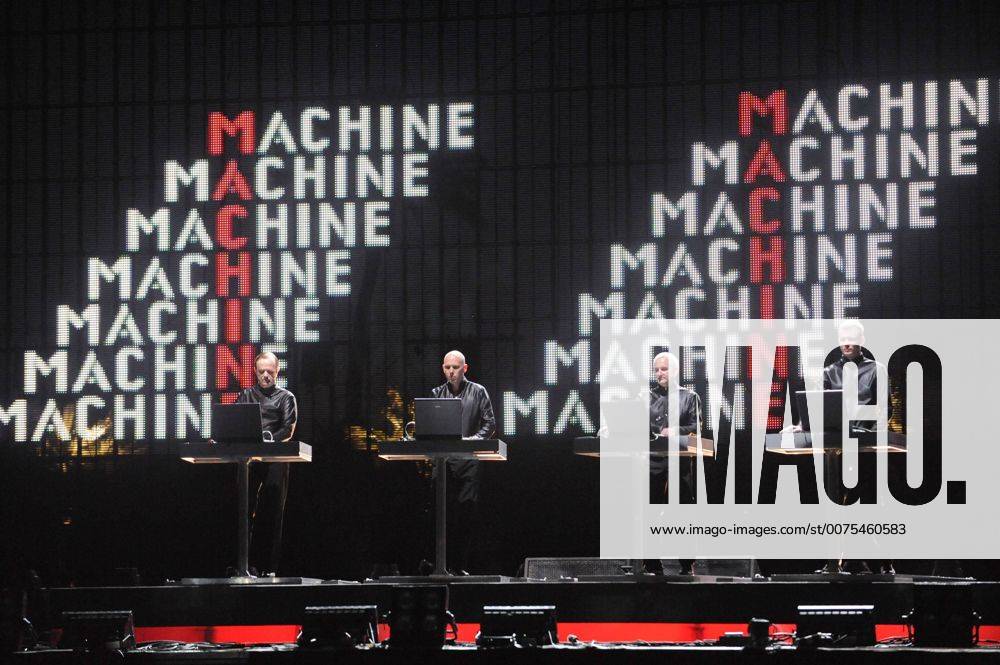 Apr 26, 2008 - Indio, California, USA - Musicians KRAFTWERK perform live as part of the 2008 Coachella Valley Music and Arts Festival that is taking place at the Empire Polo Field located in Indio. The Three day festival will attract over 160,000 fans to see musicians on five different stages in the desert of California. - ZUMAm78_ 20080426_cob_m78_033