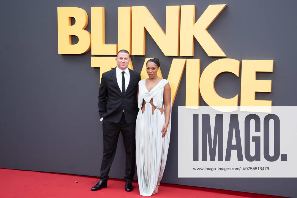 Bilder des Jahres 2024, Entertainment 08 August Blink Twice European Premiere Arrivals at Odeon Luxe, Leicester Square, London Cast members Channing Tatum and Naomi Ackie attends the European Premiere of Blink Twice at Odeon Luxe, Leicester Square, London, England, UK on Monday 19 August, 2024., Credit:Justin Ng Avalon UK, England, London, Odeon Luxe, Leicester Square