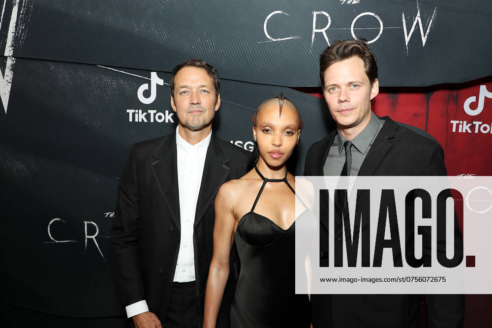 World premiere of Lionsgates The Crow at Village East Angelika Film Center Featuring: Rupert Sanders (Director), FKA twigs, Bill Skarsgard Where: New York, New York, United States When: 20 Aug 2024 Credit: Marion Curtis Starpix INSTARimages . NOT FOR USE BY NEWSPAPERS BASED IN THE UK.