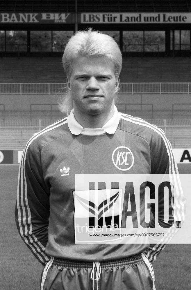 Torwart Oliver Kahn (Karlsruher SC) Präsentation, Pressetermin, Porträttermin, Porträt
