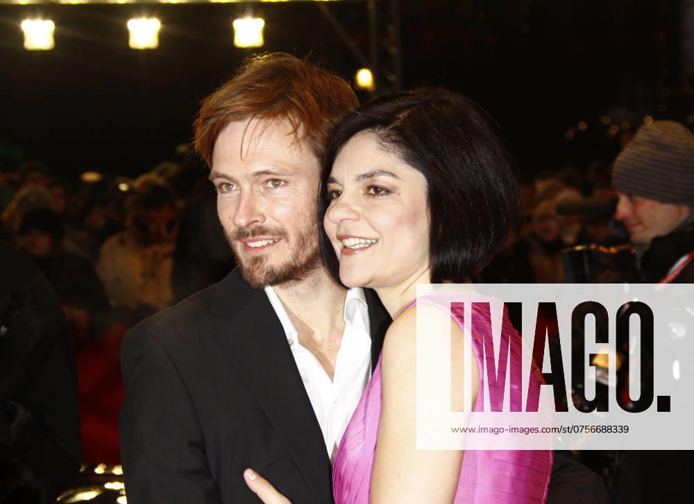 Andreas Pietschmann and Jasmin Tabatabai at the premiere of Farewell, My Queen on the opening night of the Berlin International Film Festival in Germany - 09 February 2012 FAM43896