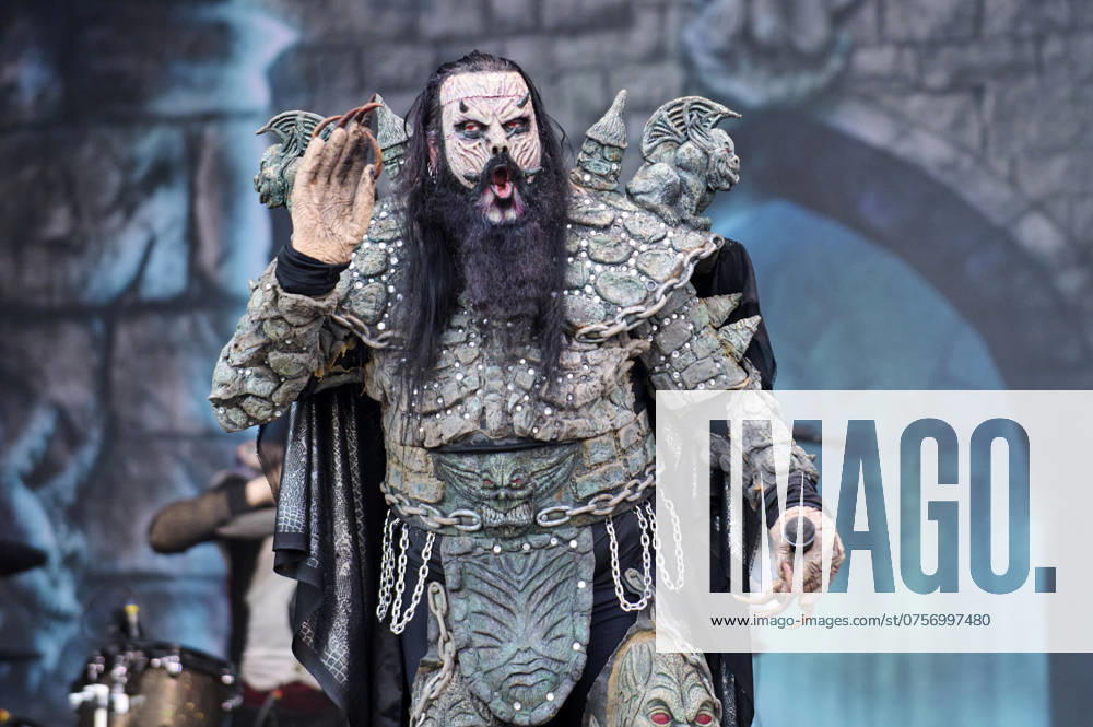 Tomi Mr Lordi Putaansuu from Lordi live at the Riverside Festival Aarburg, 24 08 2024 Foto:xP.xFrauchigerx xFuturexImagex lordi_4813