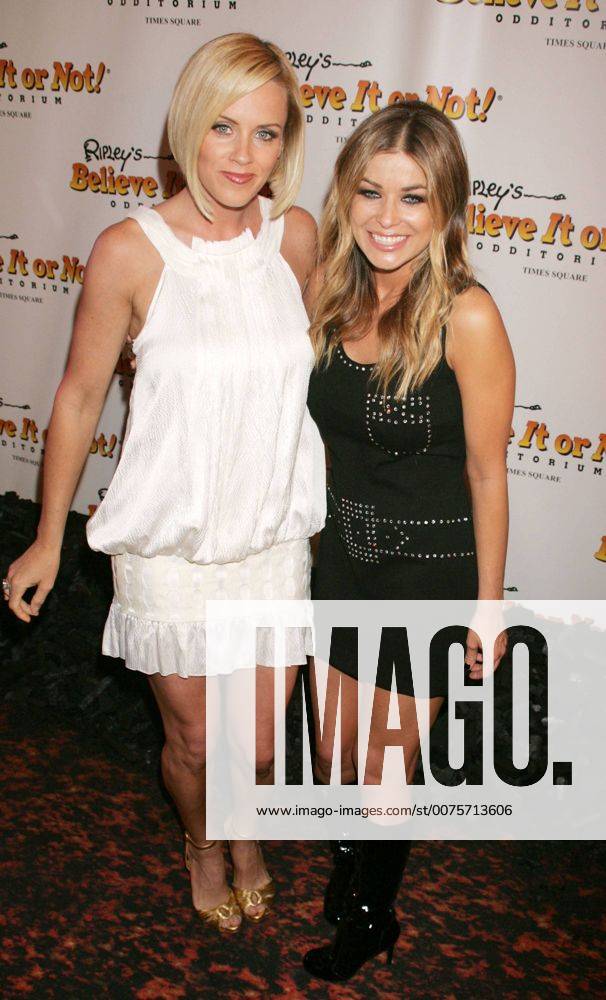 Jun 21, 2007 - New York, NY, USA - Actresses JENNY MCCARTHY and CARMEN ELECTRA at the arrivals of the opening of Ripley s Believe It Or Not Times Square Odditorium. - ZUMAk03_ 20070621_nnn_k03_072