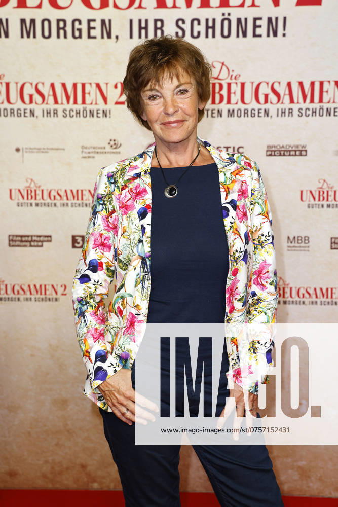 Katrin Sass at the Die Unbeugsamen 2 Guten Morgen, Ihr Schoenen movie premiere on 26 08 2024 in Berlin Die Unbeugsamen 2 movie premiere in Berlin