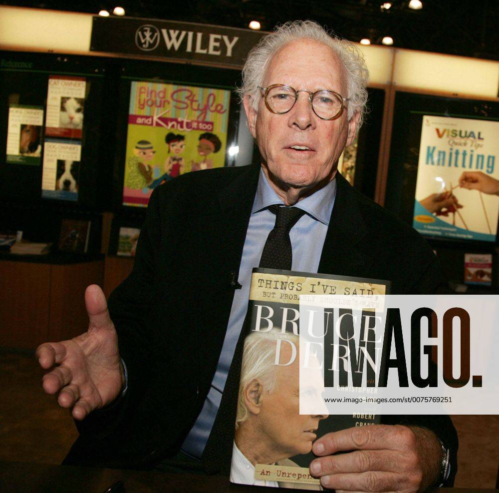Jun 02, 2007 - New York, NY, USA - Author actor BRUCE DERN promotes his new book Things I ve Said, But Probably Shouldn t Have: An Unrepentant Memoir at the BookExpo America 2007 trade show held at the Jacob Javits Convention Center. - ZUMAk03_ 20070602_nan_k03_017