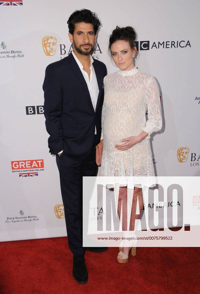 Beverly Hills, CA, United States - 07 January 2017 - Beverly Hills, California - Raza Jaffrey, Lara Pulver. The BAFTA Tea Party held at the Four Seasons Hotel Los Angeles. Photo Credit: AdMedia Beverly Hills United States - ZUMAa123 20170107_zaa_a123_536