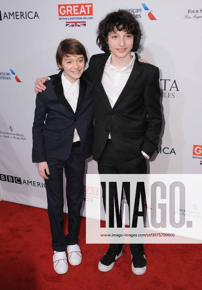 Beverly Hills, CA, United States - 07 January 2017 - Beverly Hills, California - Noah Schnapp, Finn Wolfhard. The BAFTA Tea Party held at the Four Seasons Hotel Los Angeles. Photo Credit: AdMedia Beverly Hills United States - ZUMAa123 20170107_zaa_a123_584