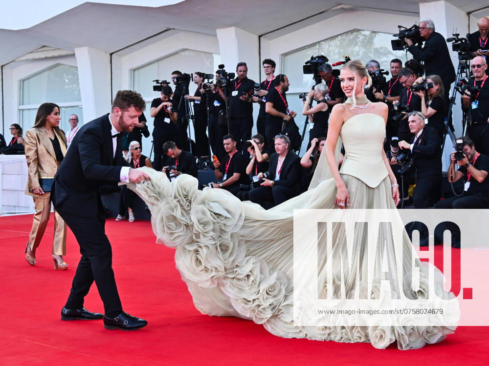 Venice, 81st Venice International Film Festival - Third Evening - Red Carpet Babygirl . In the photo Leonie Hanne