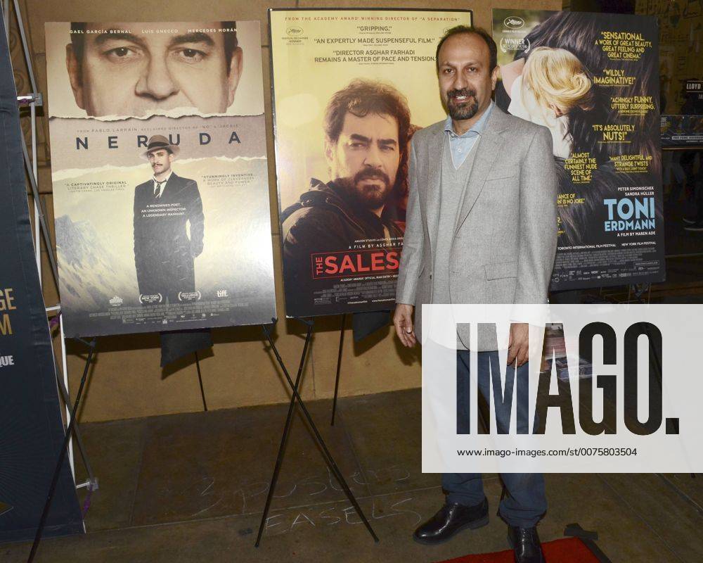 The Salesman Director Asghar Farhadi attends the American Cinematheque Golden Globe Symposium of Foreign-Language Nominated Film with their Directors at the Egyptian Theatre on January 7, 2017 in Hollywood, California. USA - 2017 - American Cinematheque Golden Globe Foreign-Language Nominated Films Symposium in Hollywood