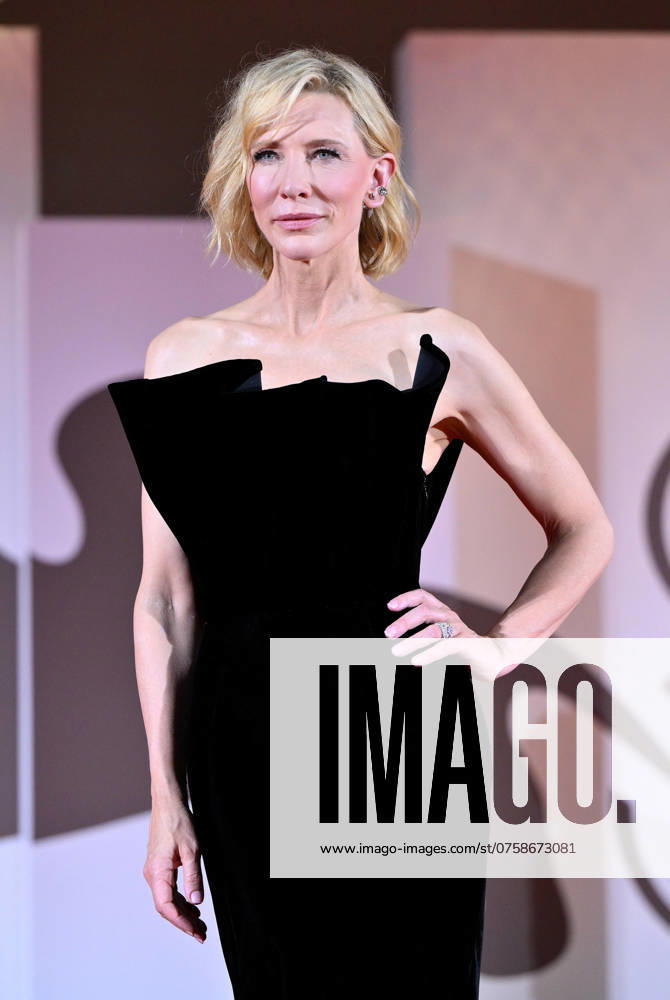 Australian actor Cate Blanchett arrives for the premiere of Wolfs during the 81st Venice Film Festival in Venice, Italy, 01 September 2024. The movie is presented out of competition at the festival running from 28 August to 07 September 2024. ANSA ETTORE FERRARI. Venice ITALY - ZUMAa110 20240901_zaf_a110_208