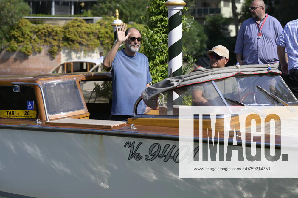 Luca Guadagnino arrives at Excelsior Hotel dock in Venice Lido for the 81st Venice Film Festival. Venice Lido Italy - ZUMAs197 20240903_aaa_s197_023