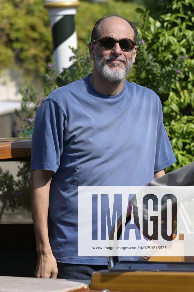 Luca Guadagnino arrives at Excelsior Hotel dock in Venice Lido for the 81st Venice Film Festival. Venice Lido Italy - ZUMAs197 20240903_aaa_s197_043