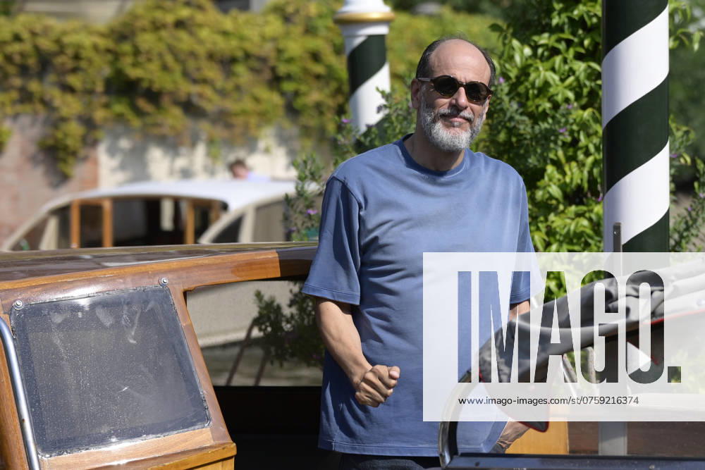 Luca Guadagnino arrives at Excelsior Hotel dock in Venice Lido for the 81st Venice Film Festival. Venice Lido Italy - ZUMAs197 20240903_aaa_s197_044