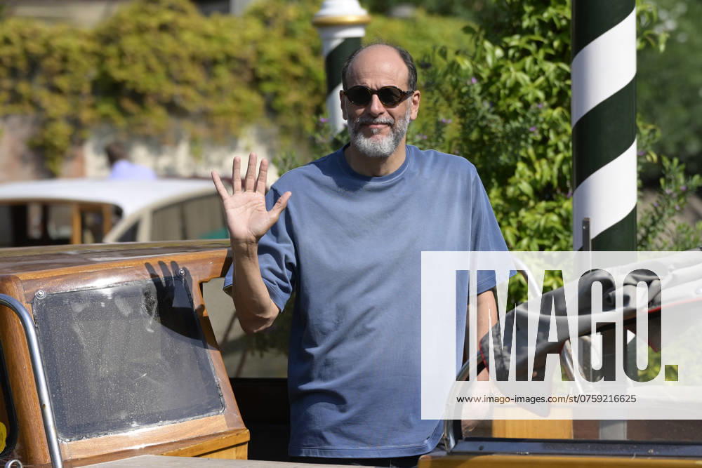 Luca Guadagnino arrives at Excelsior Hotel dock in Venice Lido for the 81st Venice Film Festival. Venice Lido Italy - ZUMAs197 20240903_aaa_s197_051