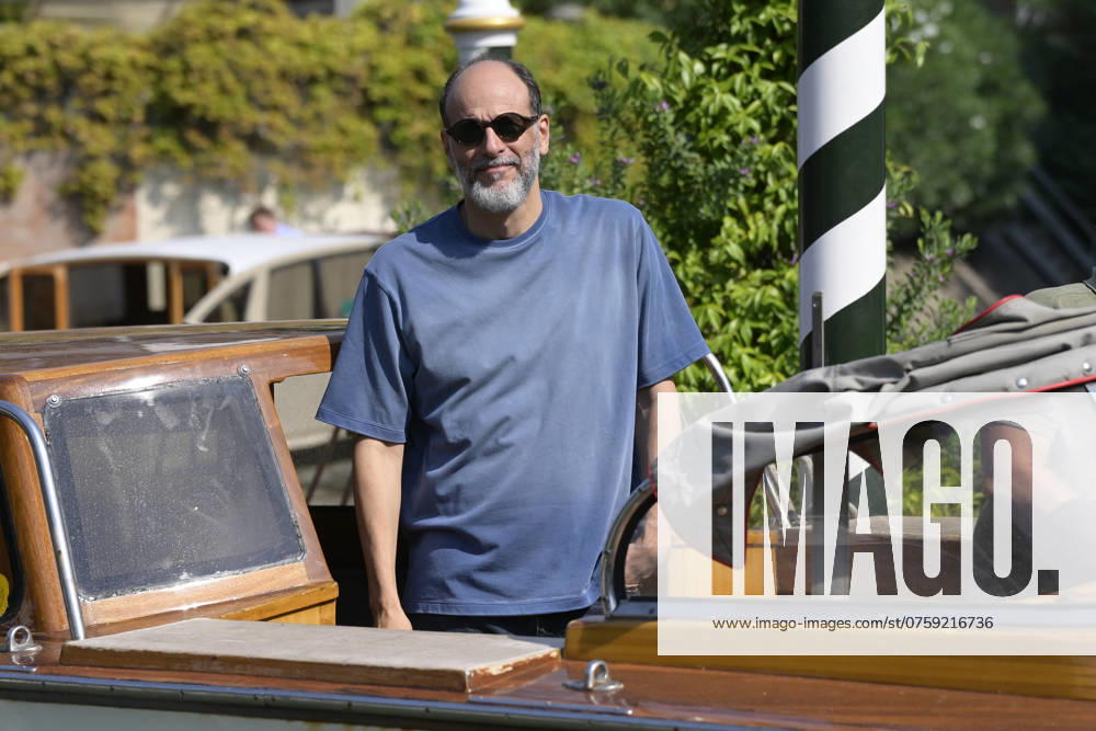 Luca Guadagnino arrives at Excelsior Hotel dock in Venice Lido for the 81st Venice Film Festival. Venice Lido Italy - ZUMAs197 20240903_aaa_s197_054