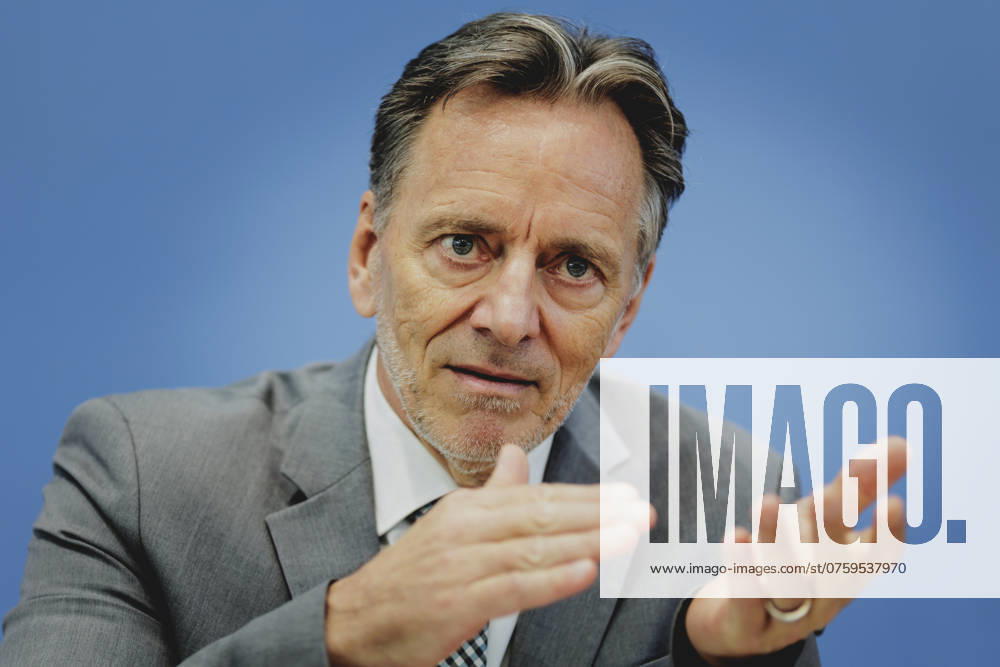 Holger Muench, President of the Federal Criminal Police Office BKA , recorded during the press conference on the Federal Situation Report on Organized Crime 2023 Berlin, 05 09 2024 Berlin Germany