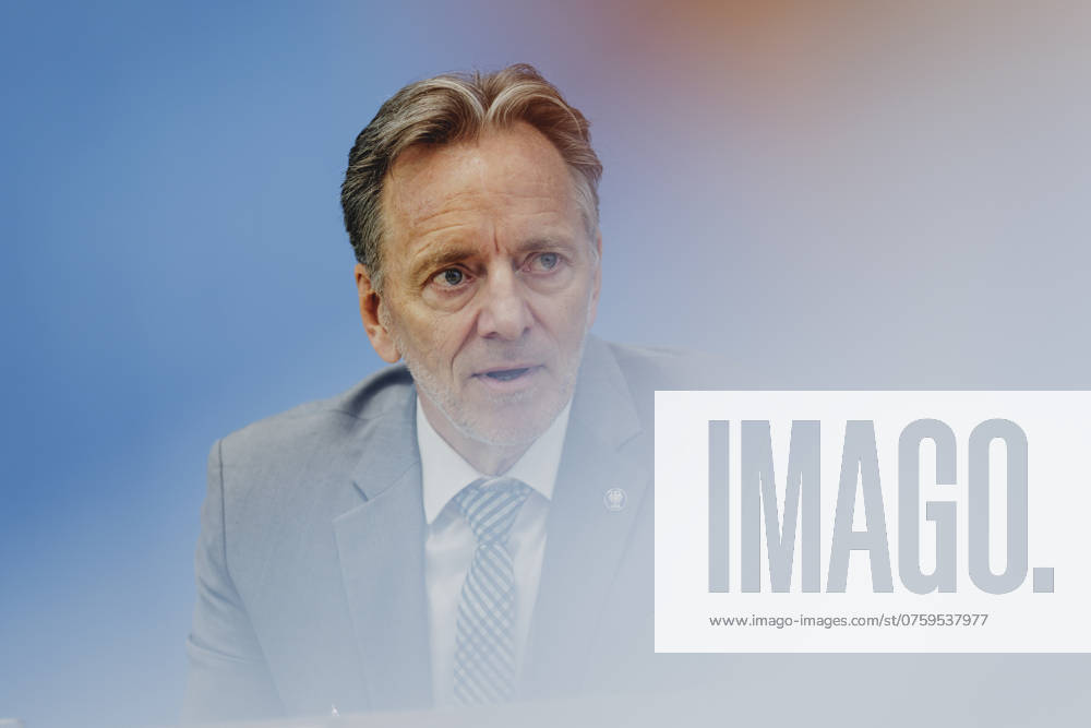Holger Muench, President of the Federal Criminal Police Office BKA , recorded during the press conference on the Federal Situation Report on Organized Crime 2023 Berlin, 05 09 2024 Berlin Germany