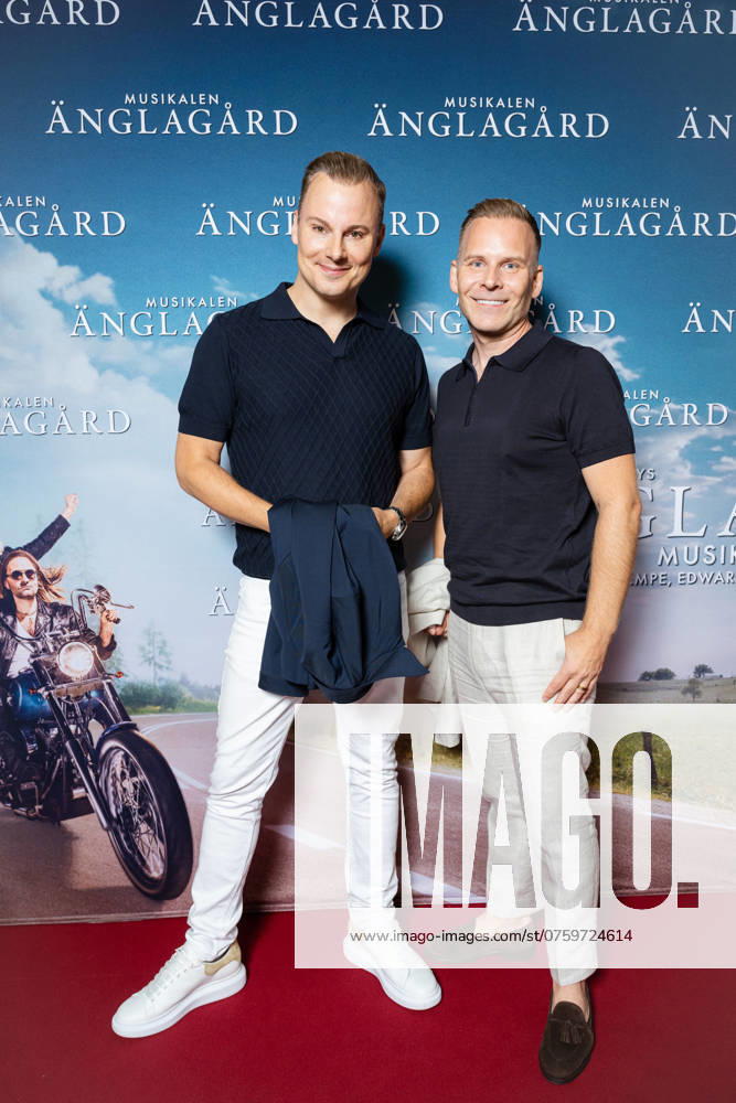 STOCKHOLM 20240906 Magnus Carlsson and Mats Carlsson during the premiere of the musical Änglagard STOCKHOLM SWEDEN