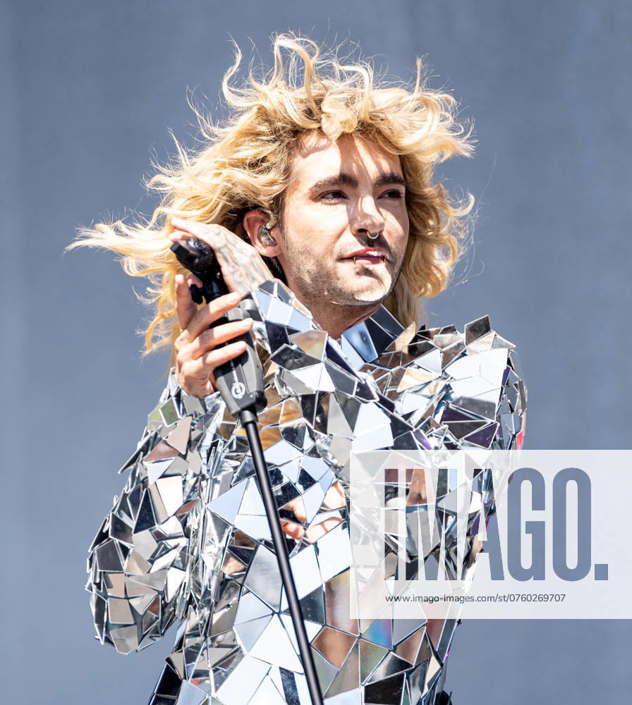 Singer Bill Kaulitz from Tokio Hotel during his performance at the Superbloom music festival in Munich on 07 09 2024 Munich Olympiapark Bavaria Germany