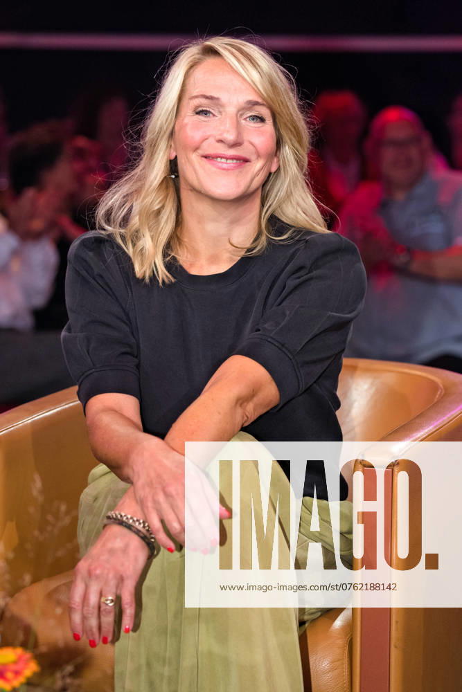 MDR Riverboat actress Tanja Wedhorn on the occasion of the recording of the MDR talk show Riverboat on 13 09 2024 at Mediacity Leipzig 20240913ADO0007