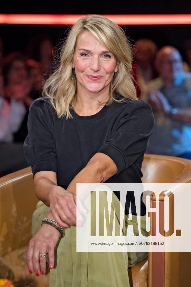 MDR Riverboat actress Tanja Wedhorn on the occasion of the recording of the MDR talk show Riverboat on 13 09 2024 at Mediacity Leipzig 20240913ADO0009