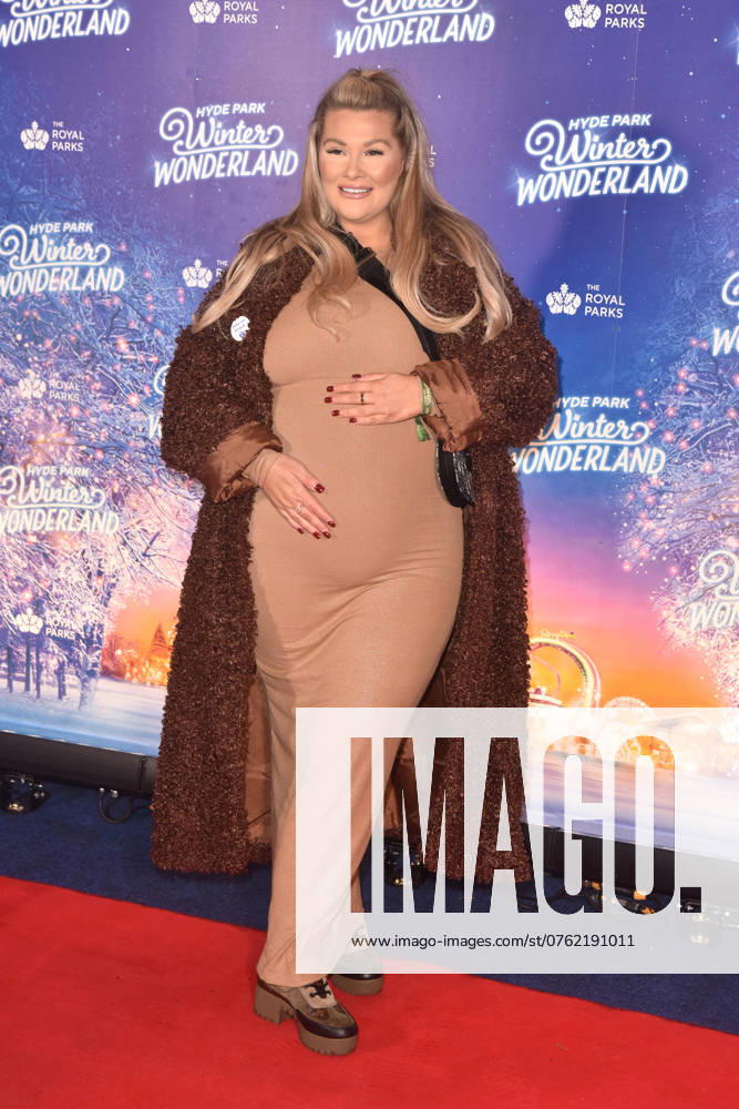 Shaughna Phillips attends the Hyde Park Winter Wonderland Preview Night 2022 in London, England. UK. Thursday 17th November 2022. -