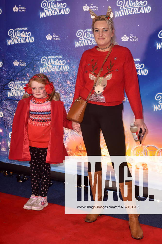 Daisy May Cooper attends the Hyde Park Winter Wonderland Preview Night 2022 in London, England. UK. Thursday 17th November 2022. -