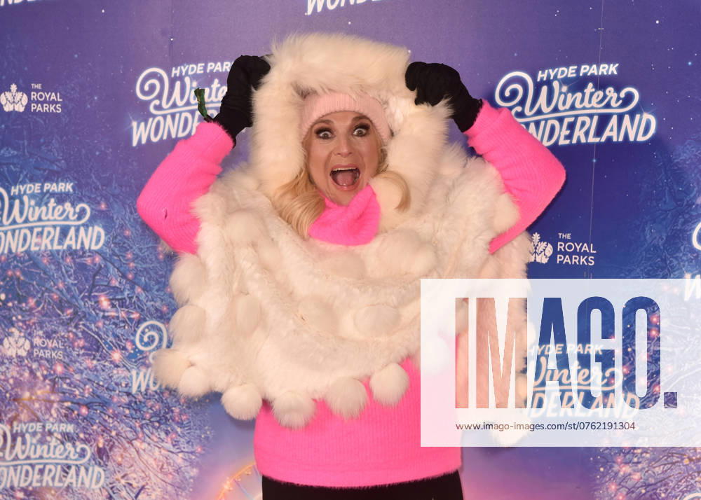 Vanessa Feltz attends the Hyde Park Winter Wonderland Preview Night 2022 in London, England. UK. Thursday 17th November 2022. -