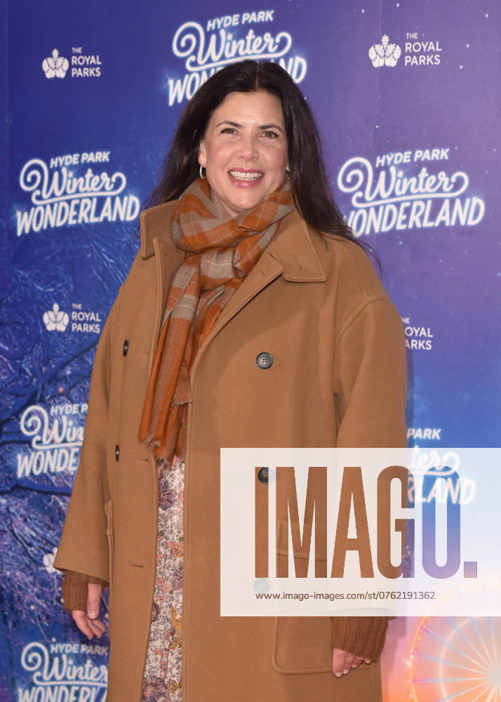 Kirstie Allsopp attends the Hyde Park Winter Wonderland Preview Night 2022 in London, England. UK. Thursday 17th November 2022. -