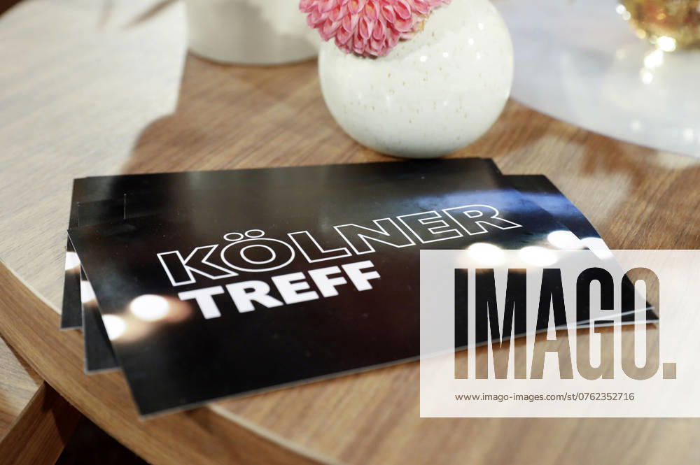 Moderation card for the recording of the WDR talk show Kölner Treff at WDR Studio BS 3 Cologne, 13 09 2024 Foto:xR.xSchmiegeltx xFuturexImagex koelner_treff1309_4903