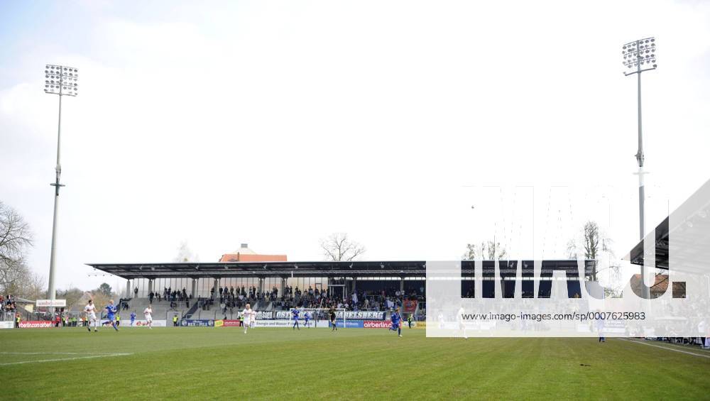 Karl-Liebknecht-Stadion, der neue Ostblock, SV Babelsberg 03, Fußball, 3.Liga, Saison 2010 2011, Potsdam, 02.04.2011,