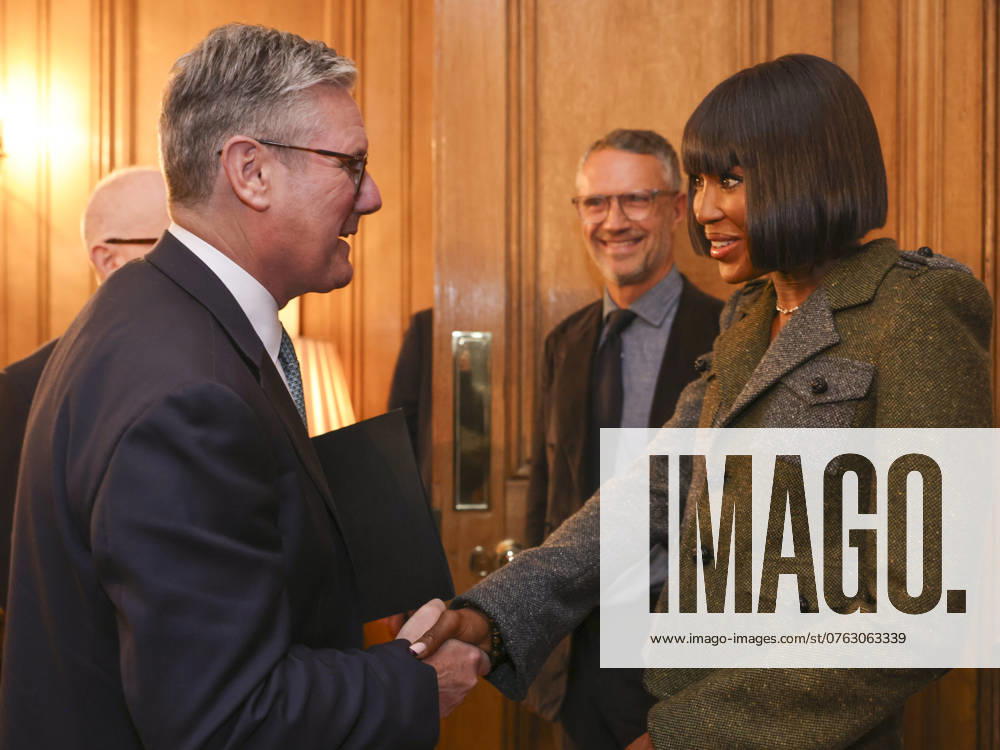 PM Keir Starmer Hosts British Fashion Council Reception 16 09 2024. London, United Kingdom. The Prime Minister Keir Starmer meets Naomi Campbell at the British Fashion Council Reception. 10 Downing Street., Credit:Tim Hammond Avalon United Kingdom, Greater London, London, 10 Downing Street