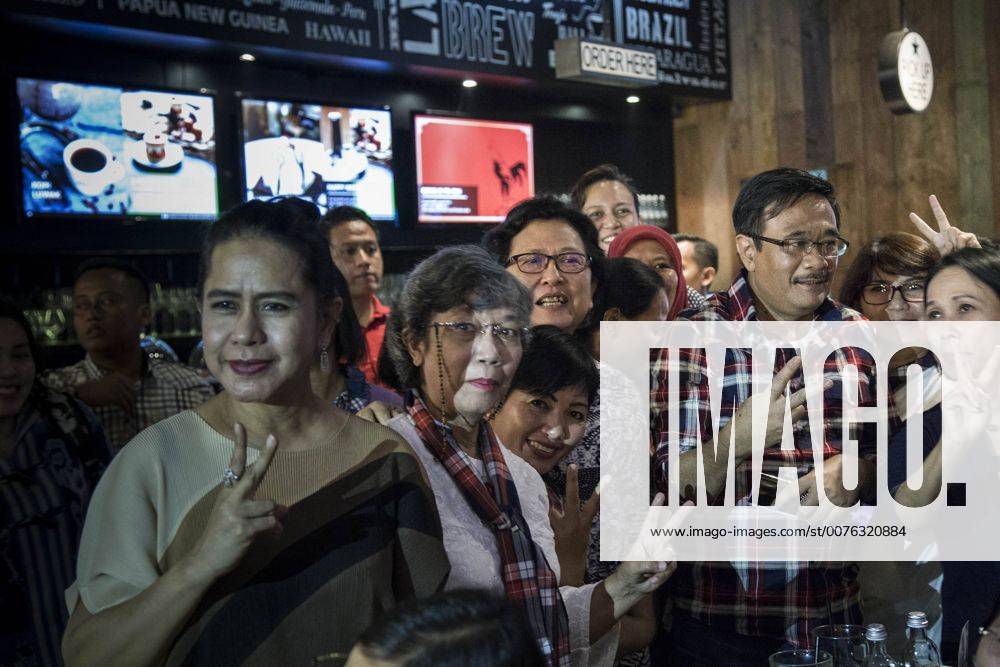 South Jakarta, Jakarta, Indonesia - Jakarta, 17 January 2017 : DJAROT SAIFUL HIDAYAT candidate of Jakarta Vice Governor held campaign at Cilandak Town Square Cafe in Jakarta. Djarot as BASUKI TJAHAJA PURNAMA partner in Jakarta Governor Election believe to be the bridging to muslim voters in Jakarta. Some belief that if Ahok find guilty in trial, Djarot will become Jakarta 1. South Jakarta Indonesia - ZUMAh128 20170117_zap_h128_023
