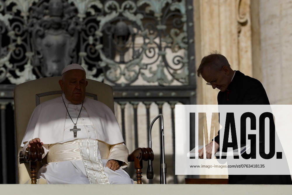 Pope Francis during his weekly General Audience in Saint Peter s Square, Vatican City 18 September 2024. ANSA FABIO FRUSTACI Vatican City VATICAN CITY - ZUMAa110 20240918_zaf_a110_006