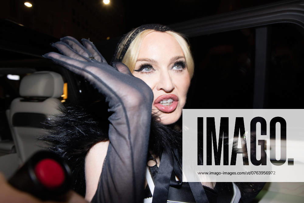 Bilder des Jahres 2024, Entertainment 09 September News - Dolce & Gabbana after party at Martini Bar Madonna is seen departing the Dolce & Gabbana after party on September 21, 2024, in Milan, Italy. Photo: Cinzia Camela. MILAN D&G Martini Bar and Restaurant Corso Venezia Italy