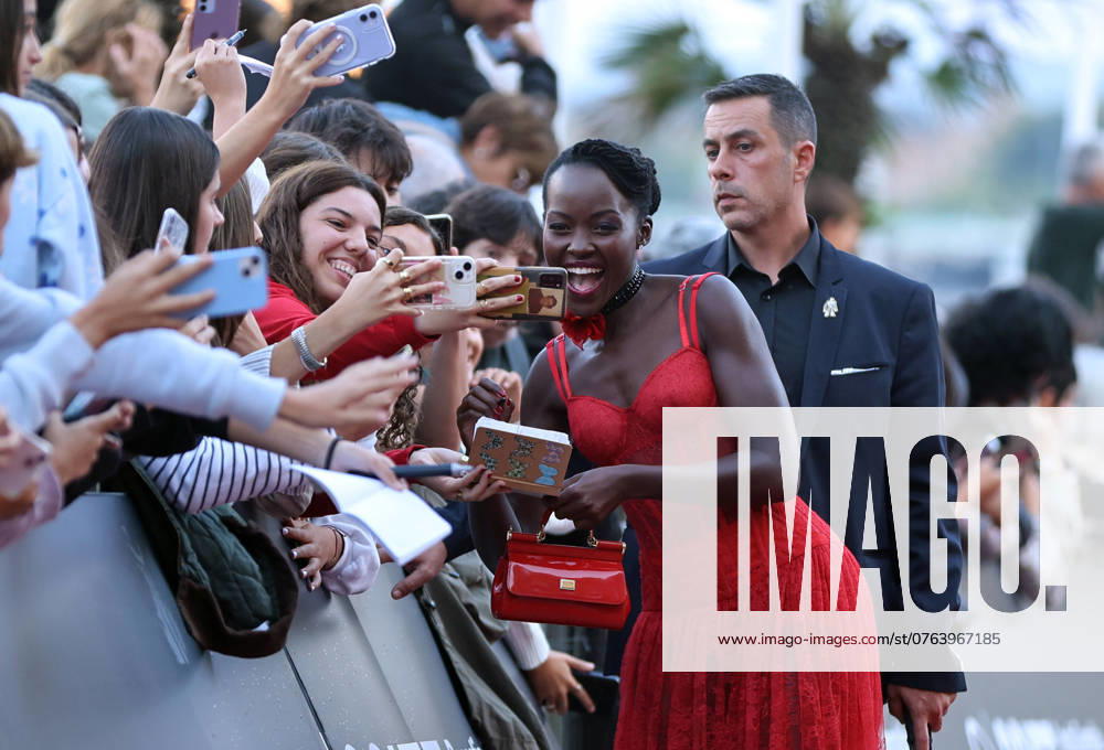 The wild Robot red carpet at the San Sebastian Film Festival Lupita Nyong o during the red carpet of The wild Robot at the San Sebastian Film Festival, 22nd of CINEMA PREMIERE PEOPLE Raú San Sebastian San Sebastian San Sebastian Espana
