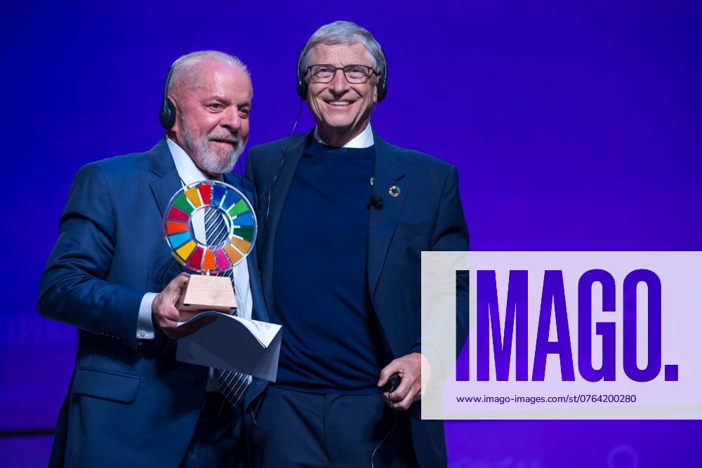 Brazilian President Luiz Ino¡cio Lula da Silva during the annual Goalkeepers Awards ceremony, organized by the Bill and Melinda Gates Foundation in New York, United States, on Monday, 23. Nova York USA - ZUMAc233 20240923_zsp_c233_017