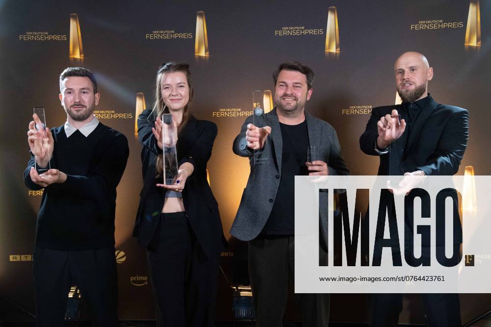 Raphael SELTER, Henriette JOHNSON, Schlecky SILBERSTEIN and Jan KREBS, Best Book Entertainment Award Ceremony of the German Television Award, The Night of the Creatives The German Television Award 2024, German Television Award 2024 in Cologne, on 24 09 2024