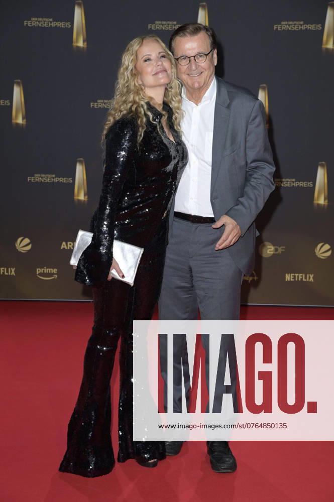 Katja Burkard with partner Hans Mahr at the German Television Award 2024 ceremony at the MMC Studios Cologne, 25 09 2024 Foto:xF.xFuturexImagex fernsehpreis_4728