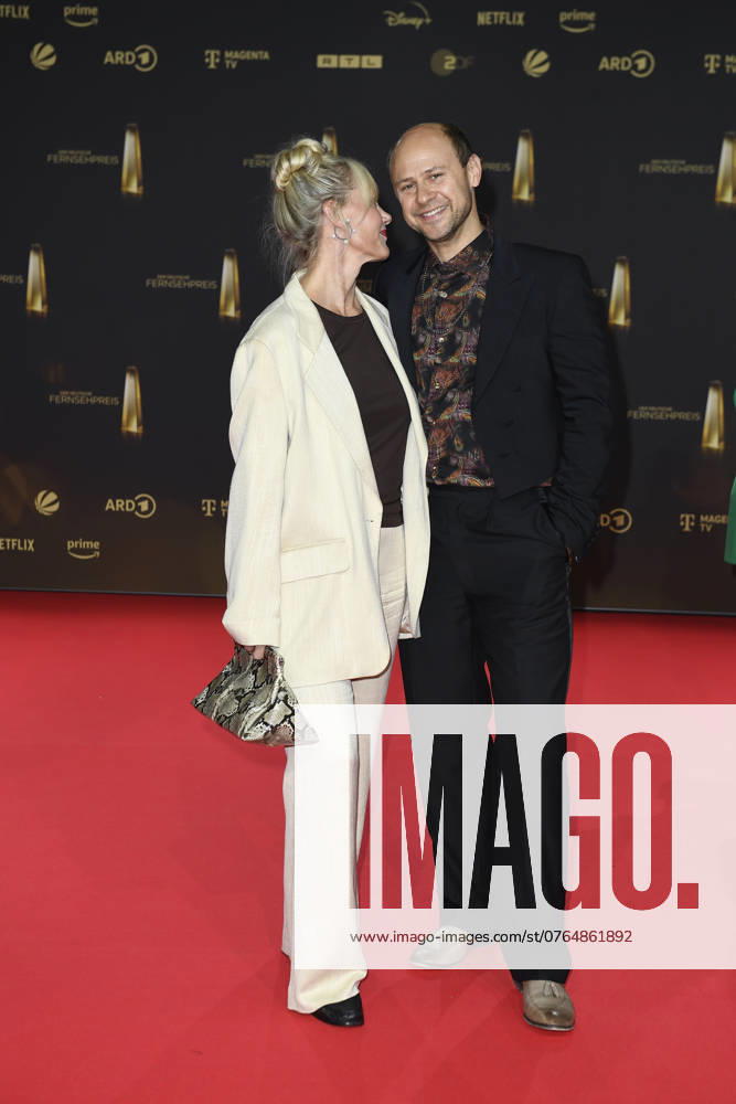 Anna Schudt and husband Moritz Fuehrmann at the German Television Award 2024 at the MMC Studios in Cologne on 25 09 2024