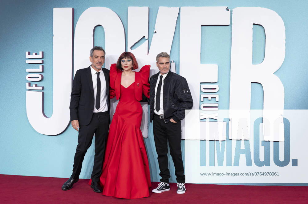 Bilder des Jahres 2024, Entertainment 09 September Entertainment Themen der Woche KW39 Joker Folie A Deux UK Premiere Director Todd Phillips, Lady Gaga and Joaquin Phoenix attend the Joker: Folie À Deux UK film premiere at the Cineworld cinema, Leicester Square, London. 25th September 2024.