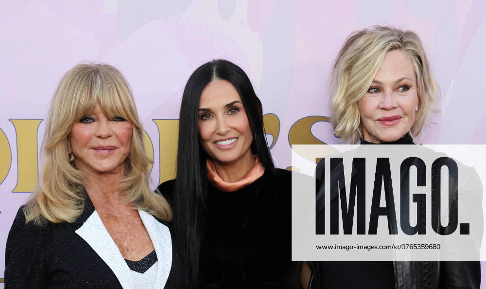 Bilder des Jahres 2024, Entertainment 09 September Entertainment Themen der Woche KW39 The Goldie Hawn Foundation Celebrates 20th Anniversary Of MindUP Gala Goldie Hawn, Demi Moore, Melanie Griffith, At The Goldie Hawn Foundation Celebrates 20th Anniversary Of MindUP Gala at Ron Burkle’s Greenacres in Beverly Hills, CA, USA on September 27 2024. Photo by Fati S ABACAPRESS.COM Beverly Hills CA United States