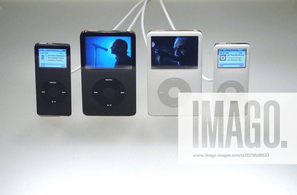Co-founder of Apple Computers S. Jobs has died at 56 years old. Jobs had been battling a rare form of pancreatic cancer for years. He resigned from the post of Apple CEO in Aug. Jobs is survived by his wife, to whom he was married for 20 years and four children. Launch of iPad in 2010, iPhone and Apple TV in 2007 and iPod in 2001. PICTURED: Jan 12, 2006; Mission Viejo, CA, USA; iPod is a brand of portable digital media player designed and marketed by Apple Computer, seen iPod and iPod nano. - ZUMAr19_ 20060112_rua_r19_185