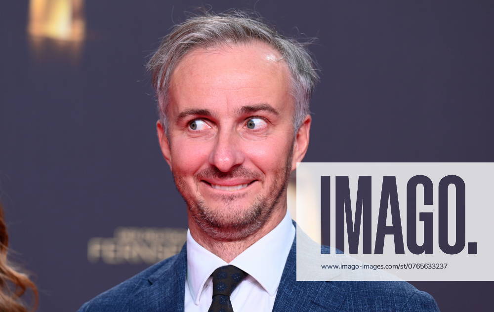 Presenter Jan Böhmermann as award winner at the German Television Award gala and ceremony in Cologne