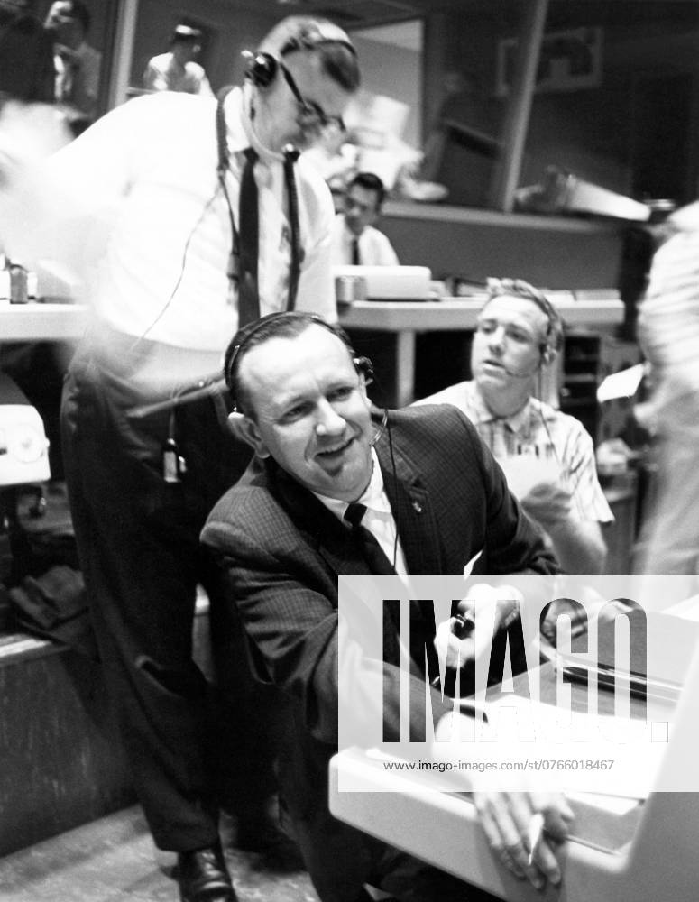 CAPE CANAVERAL, Fla. - Inside Mercury Mission Control, Christopher Kraft, Mercury s flight director, sits at his console during preparations for astronaut Gordon Cooper s Faith 7 launch, which took place on May 15, 1963. The Mercury Mission Control Center in Florida played a key role in the United States early spaceflight program. Located at Cape Canaveral Air Force Station, the original part of the building was constructed between 1956 and 1958, with additions in 1959 and 1963. The facility officially was transferred to NASA on Dec. 26, 1963, and served as mission control during all the Project Mercury missions, as well as the first three flights of the Gemini Program, when it was renamed Mission Control Center. With its operational days